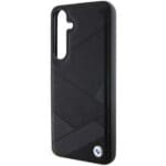 BMW BMHCS24M23RCGPK S926 Black Hardcase Signature Leather Crossing Lines Pattern Samsung Galaxy S24 Plus Tok