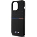 BMW BMHMP15X22SMPK Black Hardcase M Silicone Pattern MagSafe iPhone 15 Pro Max Tok