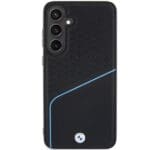 BMW BMHMS24M23RDCLK S926 Black Hardcase Signature Leather Textured & Line MagSafe Samsung Galaxy S24 Plus Tok