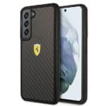 Ferrari FEHCS22SFCAK Black HardCase On Track Real Carbon Samsung Galaxy S22 Tok