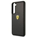 Ferrari FEHCS22SFCAK Black HardCase On Track Real Carbon Samsung Galaxy S22 Tok