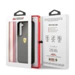 Ferrari FEHCS22SFCAK Black HardCase On Track Real Carbon Samsung Galaxy S22 Tok