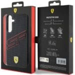 Ferrari FEHCS24MPINK Black HardCase Big SF Perforated Samsung Galaxy S24 Plus Tok