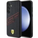 Ferrari FEHCS24SPINK Black HardCase Big SF Perforated Samsung Galaxy S24 Tok
