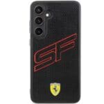 Ferrari FEHCS24SPINK Black HardCase Big SF Perforated Samsung Galaxy S24 Tok