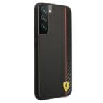 Ferrari FESAXHCS22MBK Black HardCase On Track Carbon Stripe Samsung Galaxy S22 Plus Tok