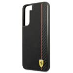 Ferrari FESAXHCS22MBK Black HardCase On Track Carbon Stripe Samsung Galaxy S22 Plus Tok