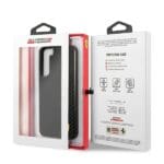 Ferrari FESAXHCS22MBK Black HardCase On Track Carbon Stripe Samsung Galaxy S22 Plus Tok