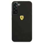 Ferrari FESSIHCS22MBK Black HardCase On Track Silicone Samsung Galaxy S22 Plus Tok