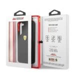 Ferrari FESSIHCS22MBK Black HardCase On Track Silicone Samsung Galaxy S22 Plus Tok