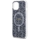 Guess GUHMP15MHGCUSTGK Black HardCase IML GCube MagSafe iPhone 15 Plus Tok