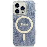 Guess GUHMP15XH4STB Blue HardCase IML 4G MagSafe iPhone 15 Pro Max Tok