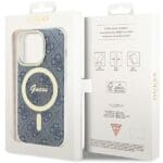 Guess GUHMP15XH4STB Blue HardCase IML 4G MagSafe iPhone 15 Pro Max Tok