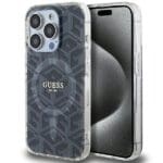 Guess GUHMP15XHGCUSTGK Black HardCase IML GCube MagSafe iPhone 15 Pro Max Tok