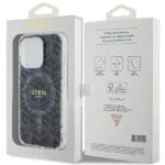 Guess GUHMP15XHGCUSTGK Black HardCase IML GCube MagSafe iPhone 15 Pro Max Tok