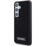 Karl Lagerfeld KLHCS24MHDSPRK Hardcase Black Rhinestone Metal Logo Samsung Galaxy S24 Plus Tok