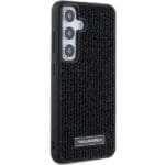 Karl Lagerfeld KLHCS24MHDSPRK Hardcase Black Rhinestone Metal Logo Samsung Galaxy S24 Plus Tok