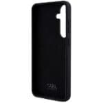 Karl Lagerfeld KLHCS24MSNIKBCK Hardcase Black Silicone Ikonik Samsung Galaxy S24 Plus Tok