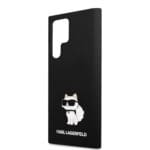 Karl Lagerfeld Liquid Silicone Choupette NFT Black Samsung Galaxy S24 Ultra Tok