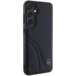 Mercedes MEHCS24M23RBCSK S926 Black Hardcase Leather Curved Stitches Samsung Galaxy S24 Plus Tok