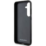 Mercedes MEHCS24S23RBCSK S921 Black Hardcase Leather Curved Stitches Samsung Galaxy S24 Tok
