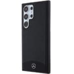 Mercedes MEHMS24L23RBARK S928 Black Hardcase Leather Textured & Plain MagSafe Samsung Galaxy S24 Ultra Tok