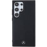 Mercedes MEHMS24L23RBARK S928 Black Hardcase Leather Textured & Plain MagSafe Samsung Galaxy S24 Ultra Tok
