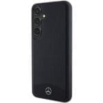 Mercedes MEHMS24M23RBARK S926 Black Hardcase Leather Textured & Plain MagSafe Samsung Galaxy S24 Plus Tok