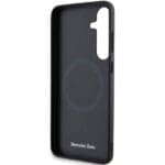 Mercedes MEHMS24M23RBARK S926 Black Hardcase Leather Textured & Plain MagSafe Samsung Galaxy S24 Plus Tok