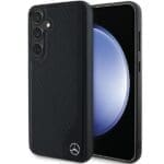 Mercedes MEHMS24M23RBGVK S926 Black Hardcase Leather Debossed Line MagSafe Samsung Galaxy S24 Plus Tok