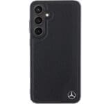 Mercedes MEHMS24M23RBGVK S926 Black Hardcase Leather Debossed Line MagSafe Samsung Galaxy S24 Plus Tok