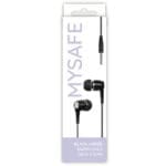 Mysafe Wired Headphones Ear35 Jack 3.5mm Black
