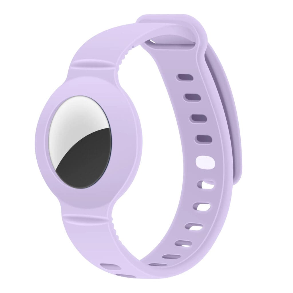Silicone Szíj AirTag Light Purple