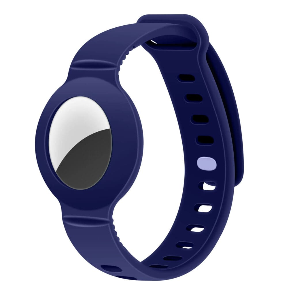 Silicone Szíj AirTag Navy Blue