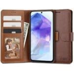 Tech-Protect Wallet Brown Samsung Galaxy A55 5G Tok