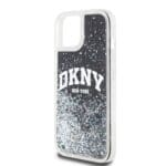 DKNY Liquid Glitter Arch Logo Black iPhone 11 Tok
