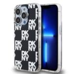 DKNY PC/TPU Checkered Pattern Black iPhone 14 Pro Max Tok