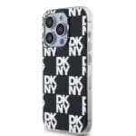 DKNY PC/TPU Checkered Pattern Black iPhone 15 Pro Max Tok