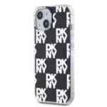 DKNY PC/TPU Checkered Pattern Black iPhone 15 Tok