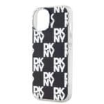 DKNY PC/TPU Checkered Pattern Black iPhone 15 Tok