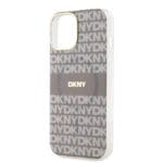 DKNY PC/TPU Repeat Pattern Tonal Stripe MagSafe Beige iPhone 14 Tok