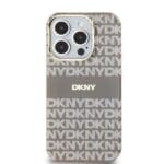 DKNY PC/TPU Repeat Pattern Tonal Stripe MagSafe Beige iPhone 15 Pro Max Tok