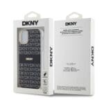 DKNY PC/TPU Repeat Pattern Tonal Stripe MagSafe Black iPhone 11 Tok