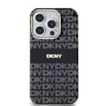 DKNY PC/TPU Repeat Pattern Tonal Stripe MagSafe Black iPhone 13 Pro Tok