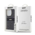 DKNY PC/TPU Repeat Pattern Tonal Stripe MagSafe Black iPhone 14 Pro Max Tok