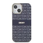 DKNY PC/TPU Repeat Pattern Tonal Stripe MagSafe Blue iPhone 13 Tok