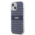 DKNY PC/TPU Repeat Pattern Tonal Stripe MagSafe Blue iPhone 13 Tok