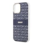 DKNY PC/TPU Repeat Pattern Tonal Stripe MagSafe Blue iPhone 13 Tok