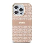 DKNY PC/TPU Repeat Pattern Tonal Stripe MagSafe Pink iPhone 15 Pro Tok