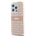 DKNY PC/TPU Repeat Pattern Tonal Stripe MagSafe Pink iPhone 15 Pro Tok